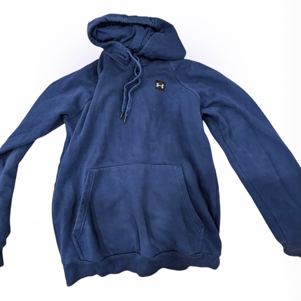 Under Armour Navy Pullover Hoodie soft and comfortable great condition size S